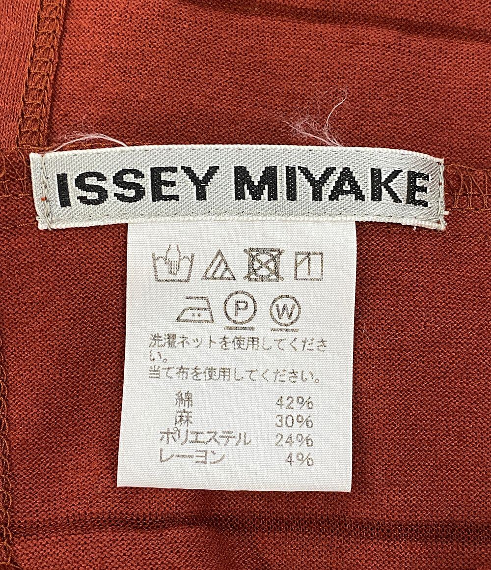 ISSEY MIYAKE ベスト IM82JE508 ストライプ レディース SIZE 2 イッセイミヤケ