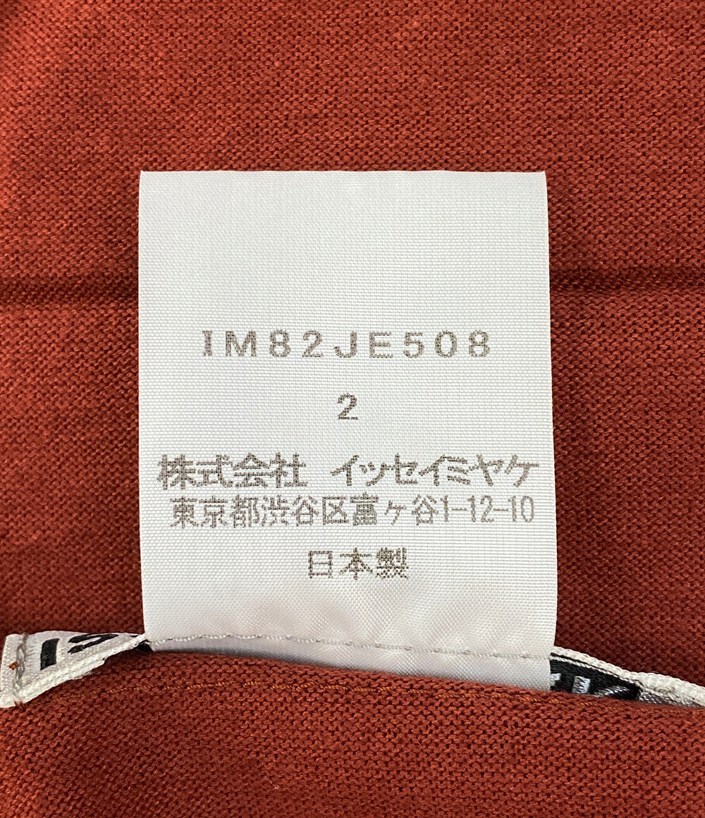 ISSEY MIYAKE ベスト IM82JE508 ストライプ レディース SIZE 2 イッセイミヤケ