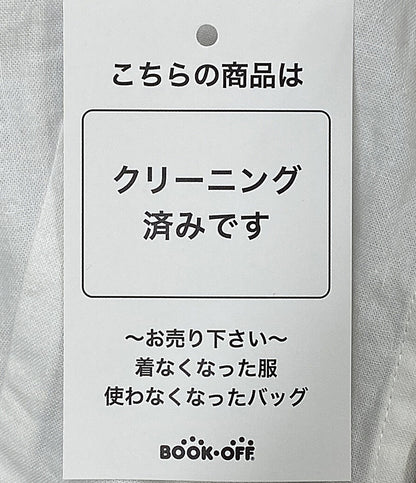CYGNE シーニュ 七分袖ブラウス ビッグカラー ホワイト ショート丈 レディース SIZE -