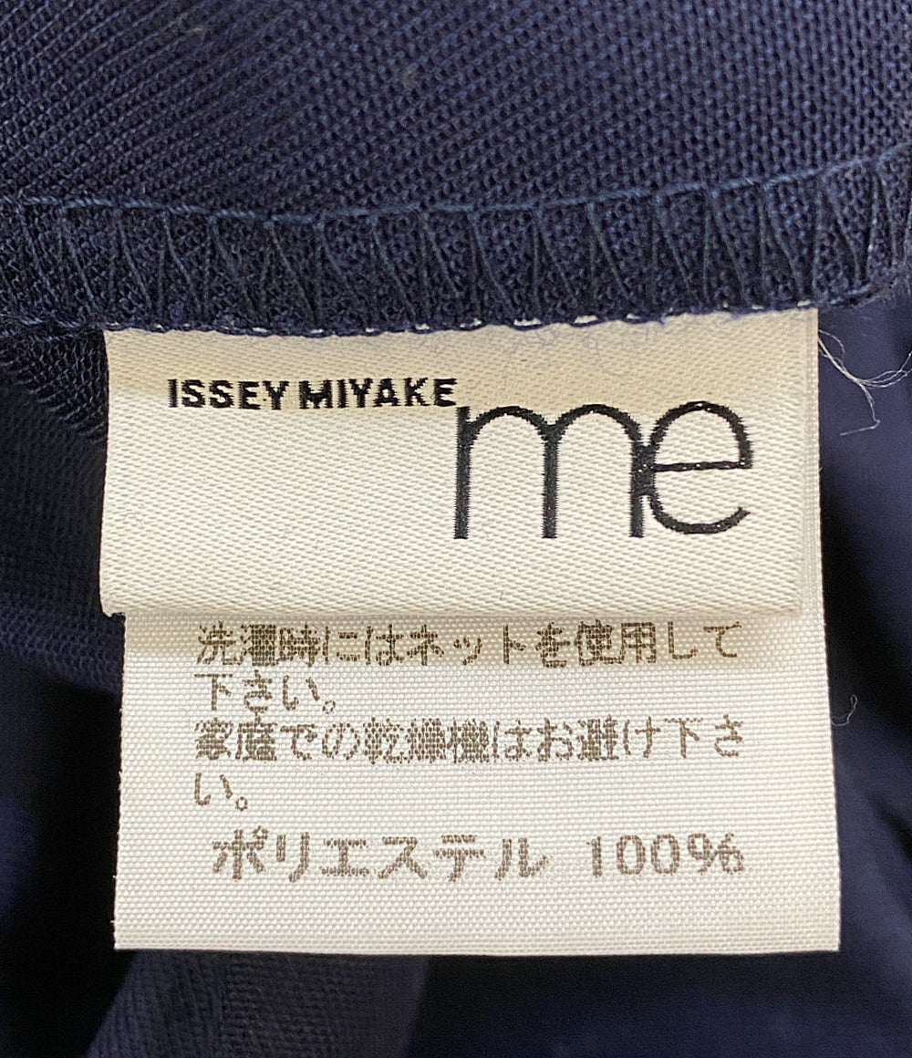 me ISSEY MIYAKE プリーツワンピース MI64FH302 ネイビー レディース SIZE - ミー イッセイミヤケ
