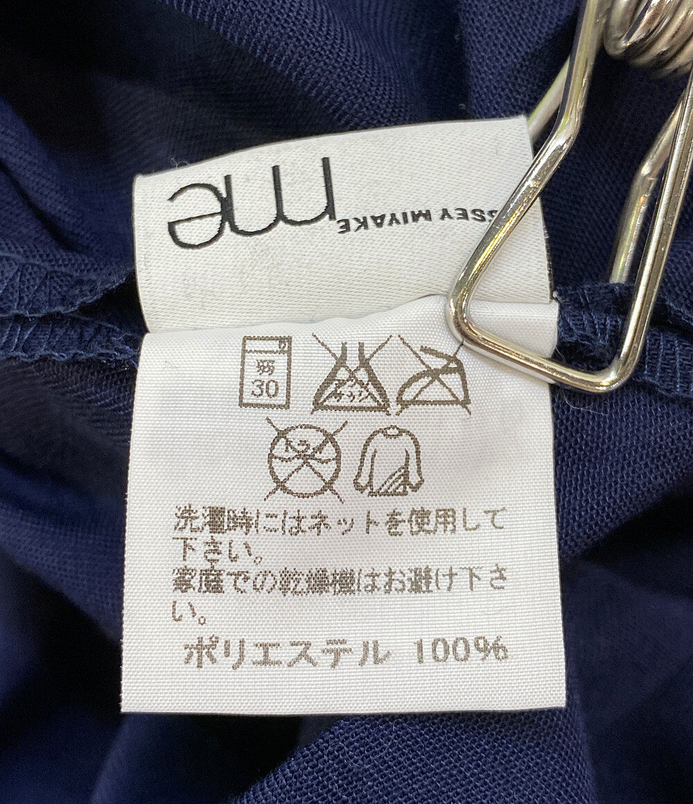 me ISSEY MIYAKE プリーツワンピース MI64FH302 ネイビー レディース SIZE - ミー イッセイミヤケ