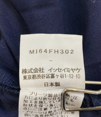 me ISSEY MIYAKE プリーツワンピース MI64FH302 ネイビー レディース SIZE - ミー イッセイミヤケ