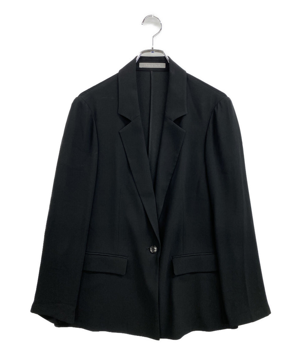 theory テーラードジャケット バックサテンリラックスジャケット ブラック 03-6204110-050-038 レディース SIZE 038 セオリー