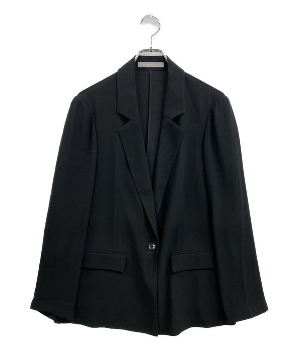 theory テーラードジャケット バックサテンリラックスジャケット ブラック 03-6204110-050-038 レディース SIZE 038 セオリー