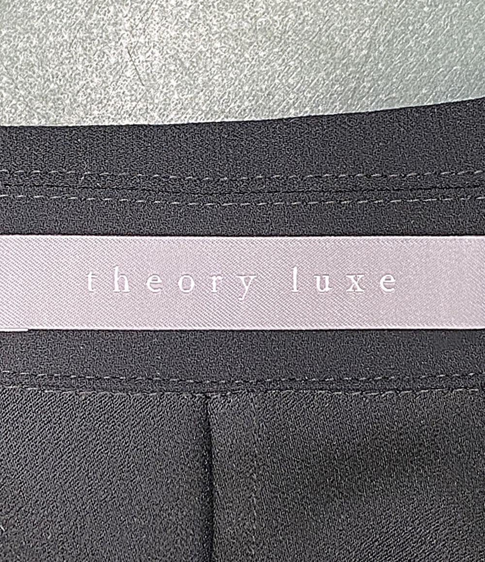 theory テーラードジャケット バックサテンリラックスジャケット ブラック 03-6204110-050-038 レディース SIZE 038 セオリー