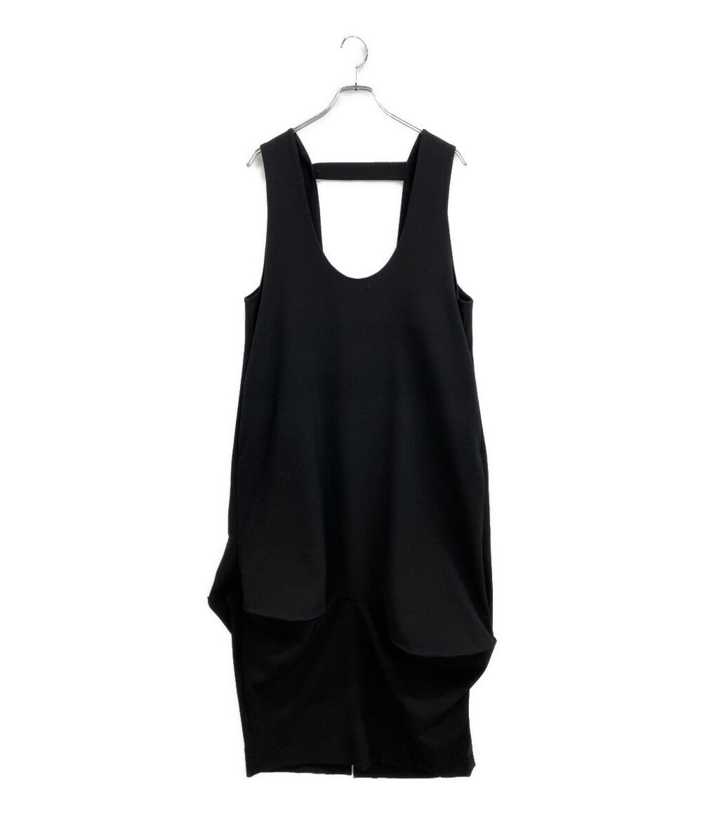 ENFOLD ノースリーブワンピース ブラック 300HS233-0970 レディース SIZE 38 エンフォルド