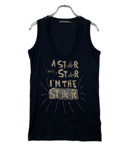 DOLCE & GABBANA タンクトップ STAR レディース SIZE 38 ドルチェアンドガッバーナ