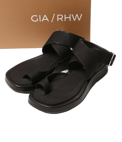 GIA/RHW ジア アールエイチダブリュー サンダル ROSIE 4 CANVAS アンクルストラップ レディース SIZE 36