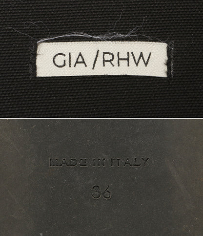 GIA/RHW ジア アールエイチダブリュー サンダル ROSIE 4 CANVAS アンクルストラップ レディース SIZE 36