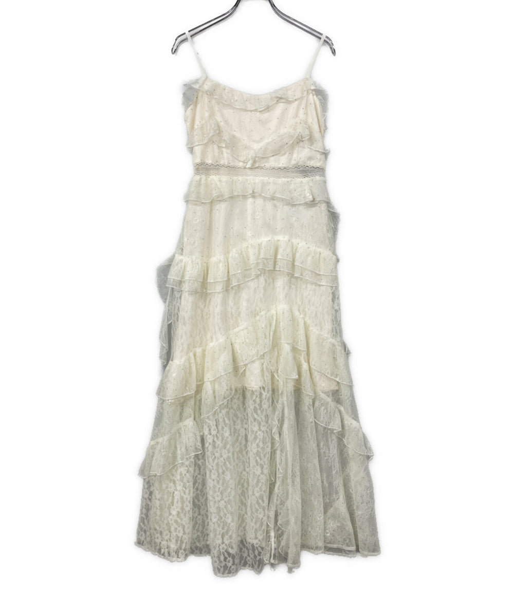 Lily Brown×ANNA SUI アナスイ キャミワンピース レースロングキャミドレス 25AW LWFO254114 レディース SIZE - リリー ブラウン