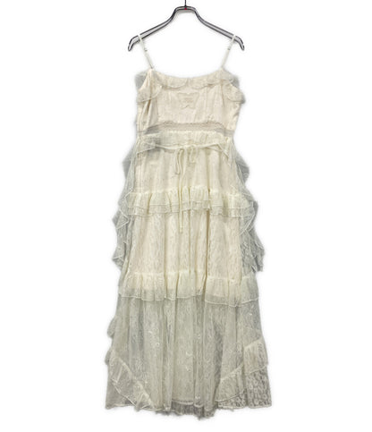 Lily Brown×ANNA SUI アナスイ キャミワンピース レースロングキャミドレス 25AW LWFO254114 レディース SIZE - リリー ブラウン