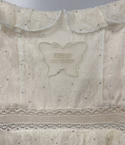 Lily Brown×ANNA SUI アナスイ キャミワンピース レースロングキャミドレス 25AW LWFO254114 レディース SIZE - リリー ブラウン