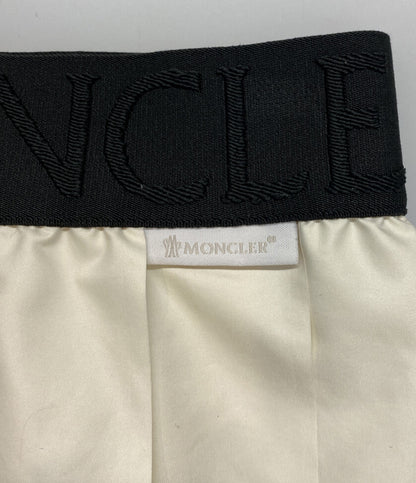 MONCLER スカート 23529612EHJP ホワイト プリーツ ロゴプリント キッズ SIZE 116cm モンクレール