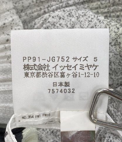 美品 PLEATS PLEASE スカート 総柄 横プリーツ PP91-JG752 レディース SIZE 5 プリーツプリーズ