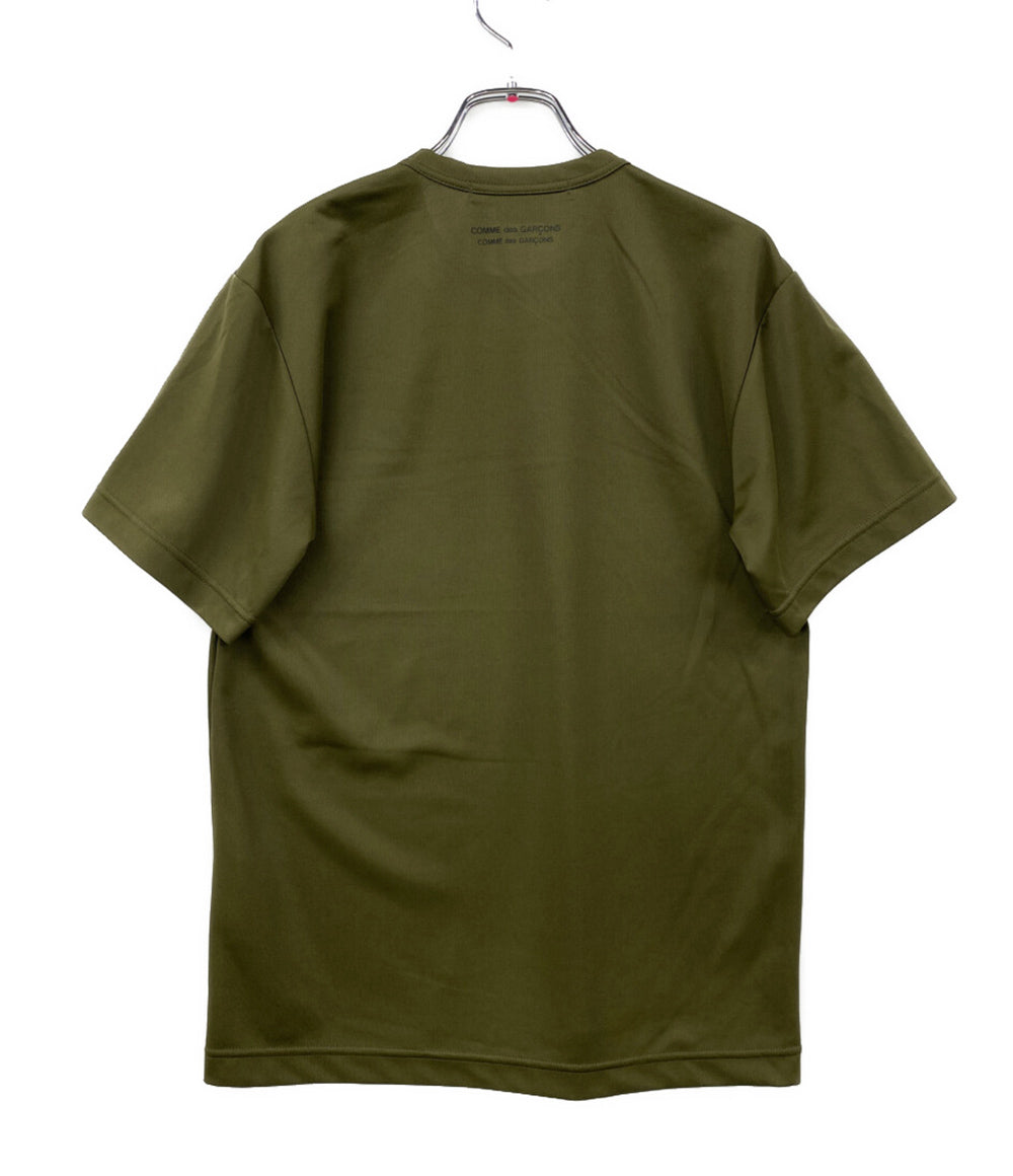 COMME des GARCONS COMME des GARCON RO-T024 バックロゴ半袖Ｔシャツ カーキ レディース SIZE M コムデギャルソン コムデギャルソン