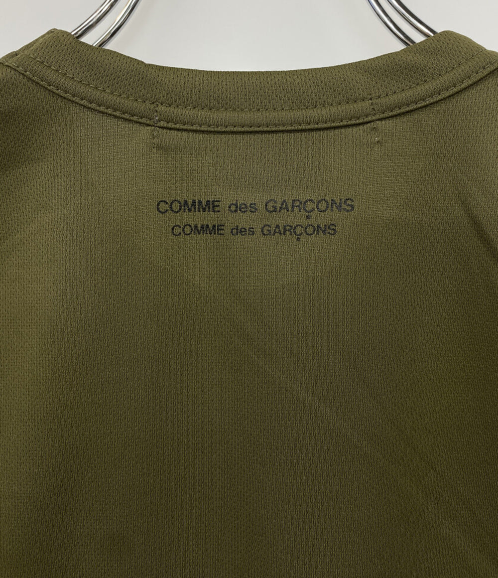 COMME des GARCONS COMME des GARCON RO-T024 バックロゴ半袖Ｔシャツ カーキ レディース SIZE M コムデギャルソン コムデギャルソン