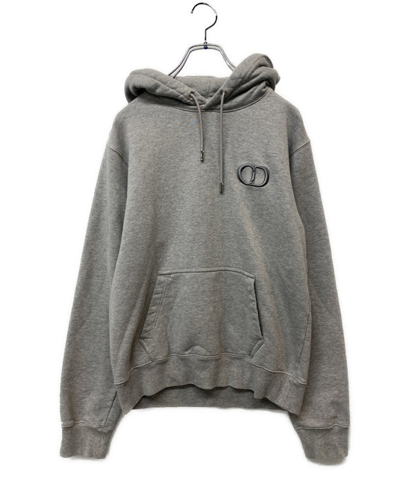 Christian Dior パーカー 113J698A0531 ロゴパーカー グレー メンズ SIZE L クリスチャンディオール