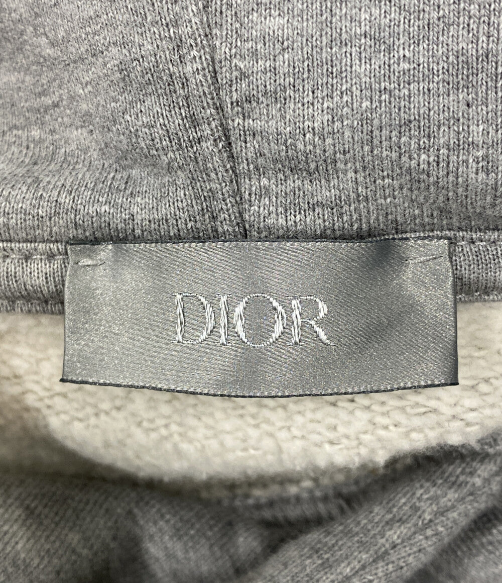 Christian Dior パーカー 113J698A0531 ロゴパーカー グレー メンズ SIZE L クリスチャンディオール