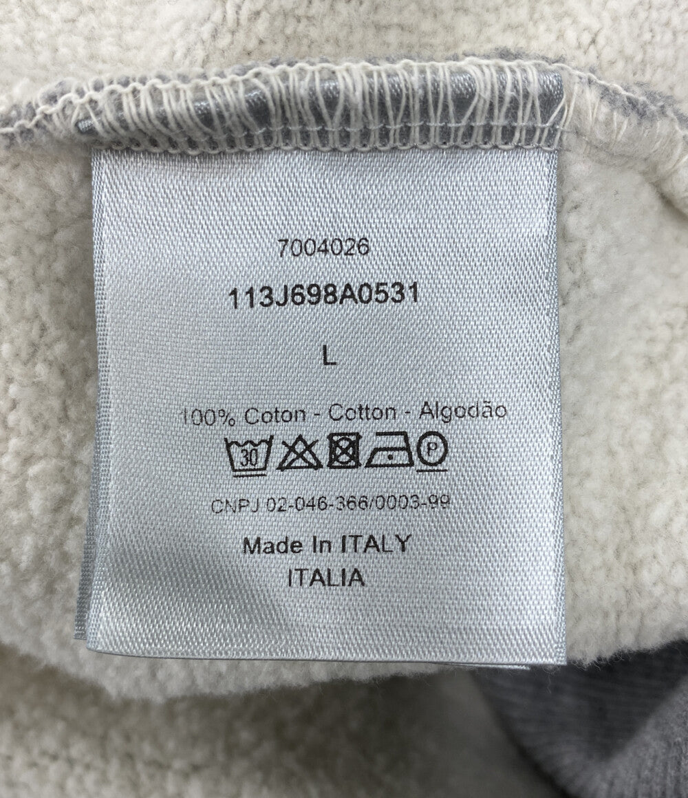 Christian Dior パーカー 113J698A0531 ロゴパーカー グレー メンズ SIZE L クリスチャンディオール