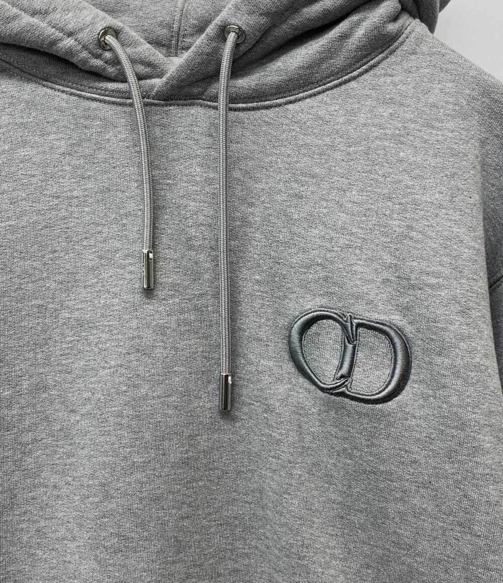 Christian Dior パーカー 113J698A0531 ロゴパーカー グレー メンズ SIZE L クリスチャンディオール