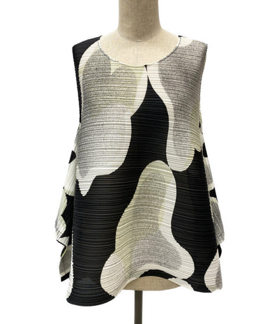 美品 PLEATS PLEASE カットソー MELT BOUNCE TOP PP91-JK751 レディース SIZE 3 プリーツプリーズ