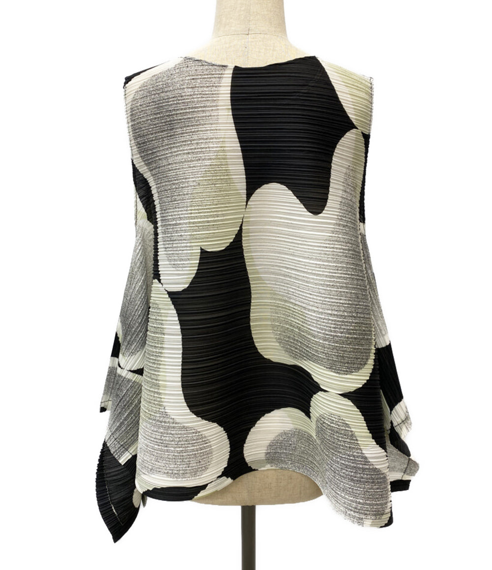 美品 PLEATS PLEASE カットソー MELT BOUNCE TOP PP91-JK751 レディース SIZE 3 プリーツプリーズ