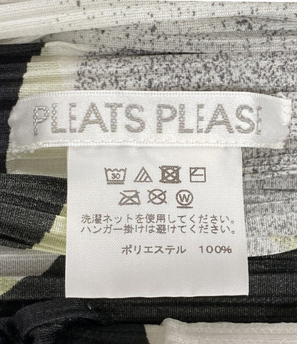 美品 PLEATS PLEASE カットソー MELT BOUNCE TOP PP91-JK751 レディース SIZE 3 プリーツプリーズ