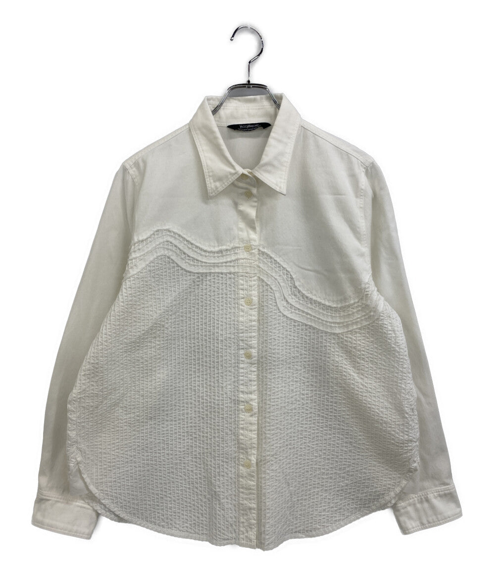 m's braque 長袖シャツ 千鳥格子柄 レーヨン 2223007E メンズ SIZE 40