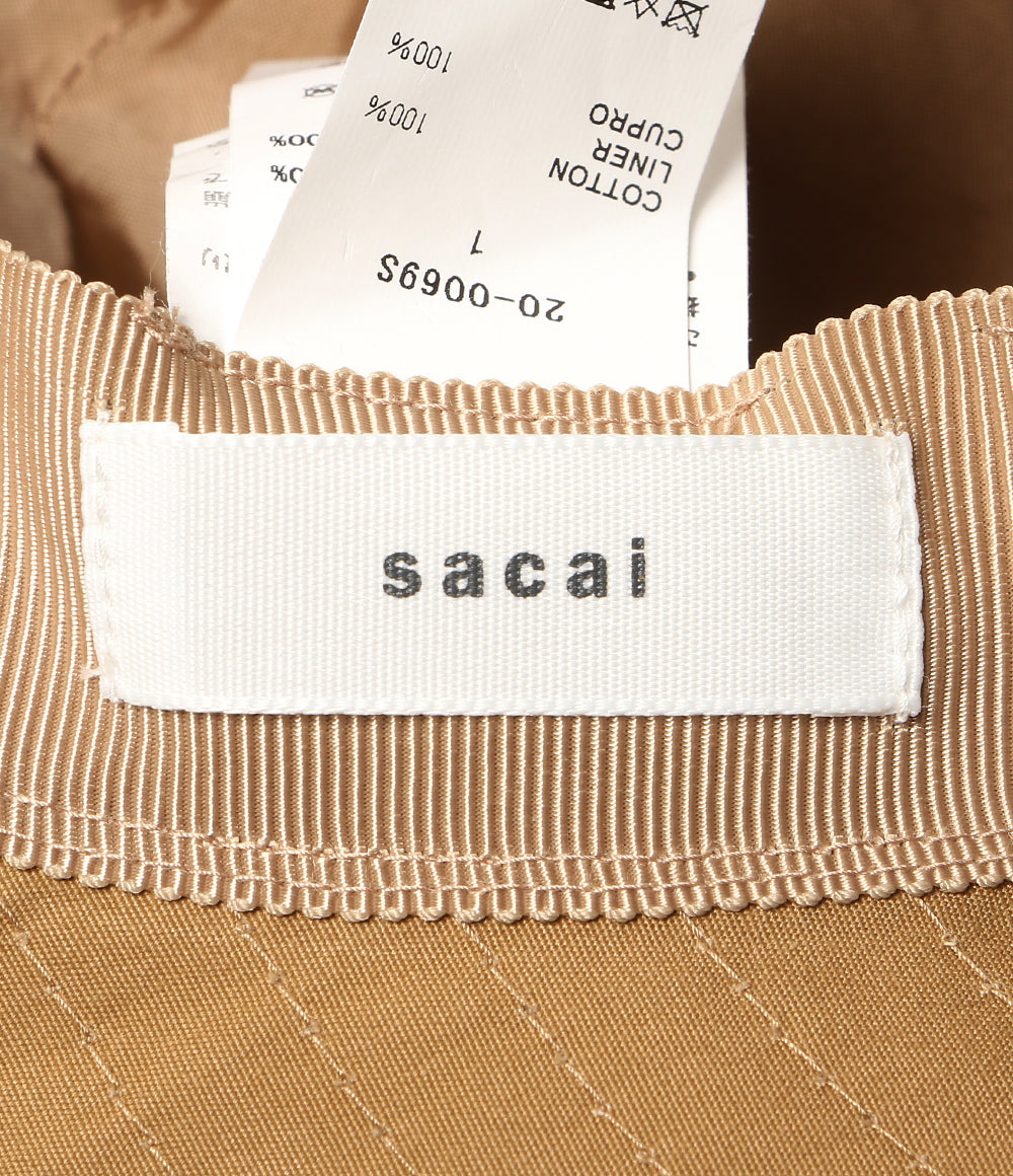 sacai×Hank Willis Thomas ハンクウィリストーマス ビーチハット ベージュ 21SS レディース サカイ