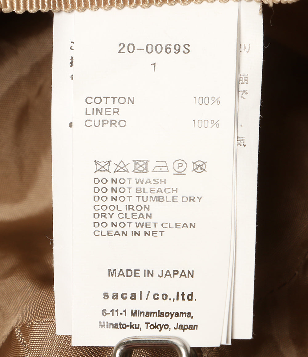 sacai×Hank Willis Thomas ハンクウィリストーマス ビーチハット ベージュ 21SS レディース サカイ