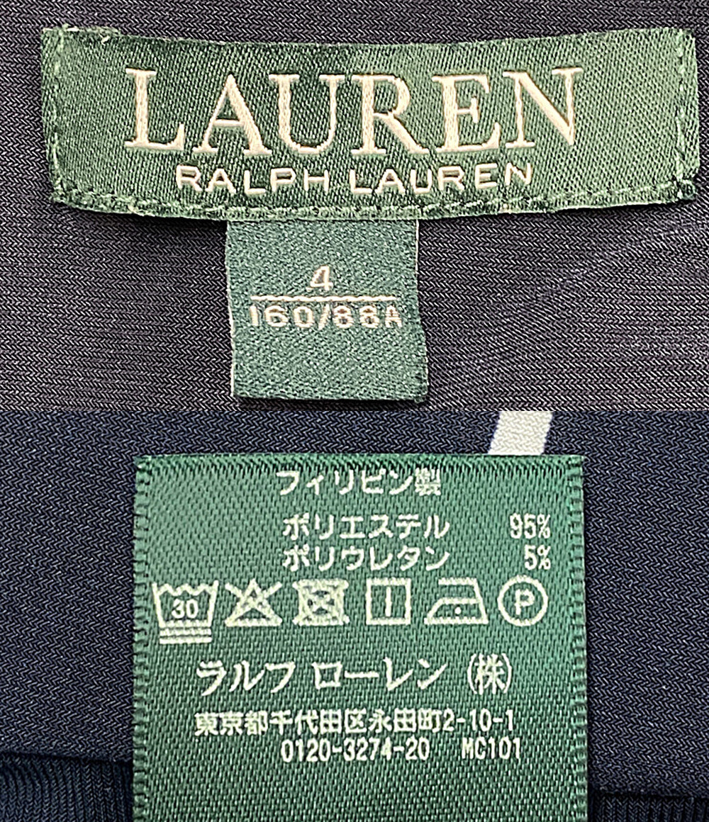 RALPH LAUREN ノースリーブワンピース ランダムボーダーワンピース レディース SIZE 4 ラルフローレン