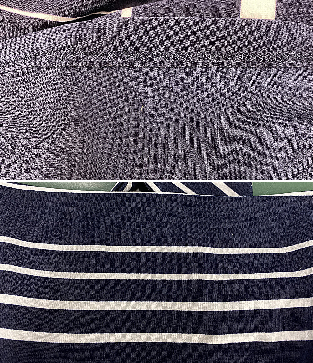 RALPH LAUREN ノースリーブワンピース ランダムボーダーワンピース レディース SIZE 4 ラルフローレン