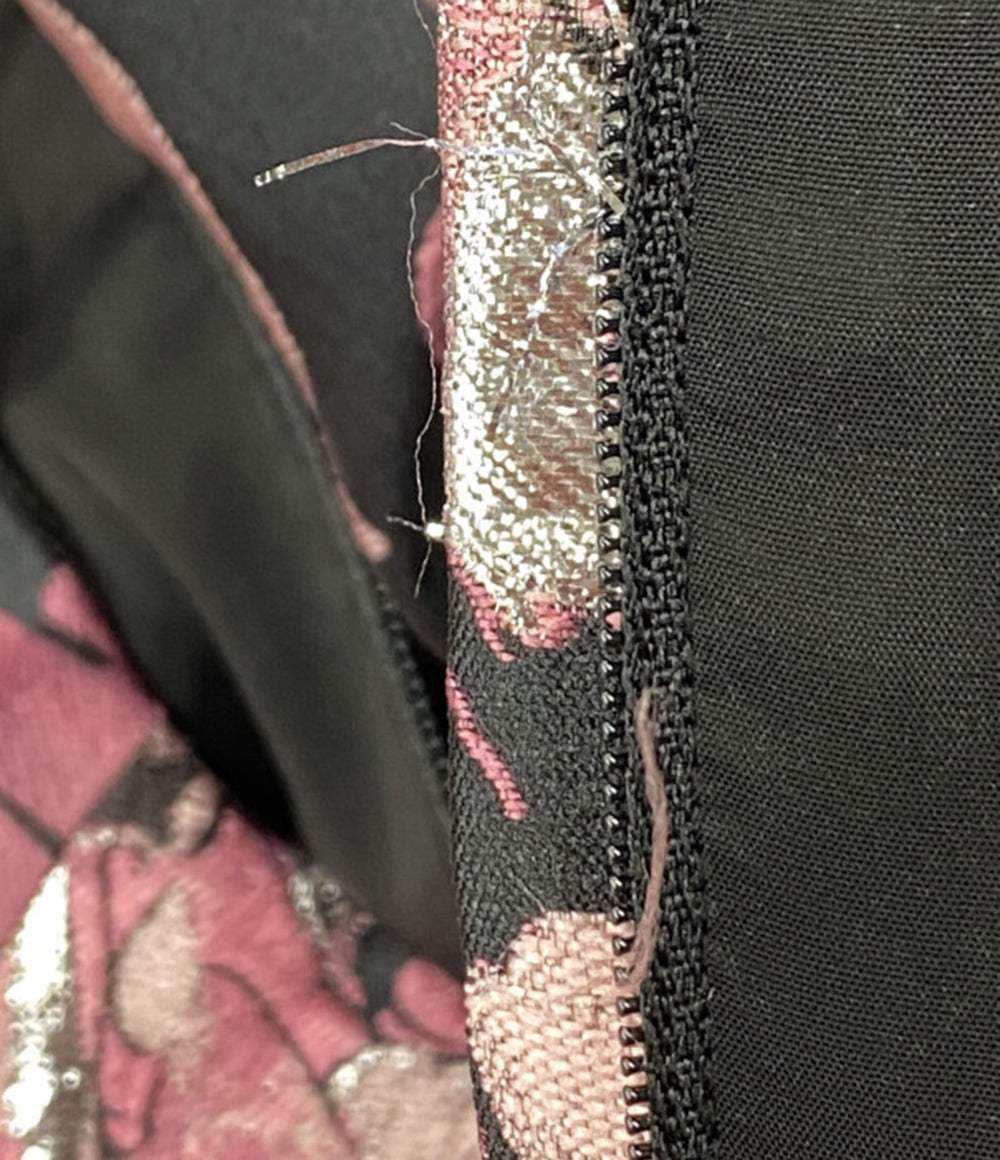 DOLCE & GABBANA 刺繍 半袖ワンピース ピンク レディース SIZE 36 ドルチェアンドガッバーナ