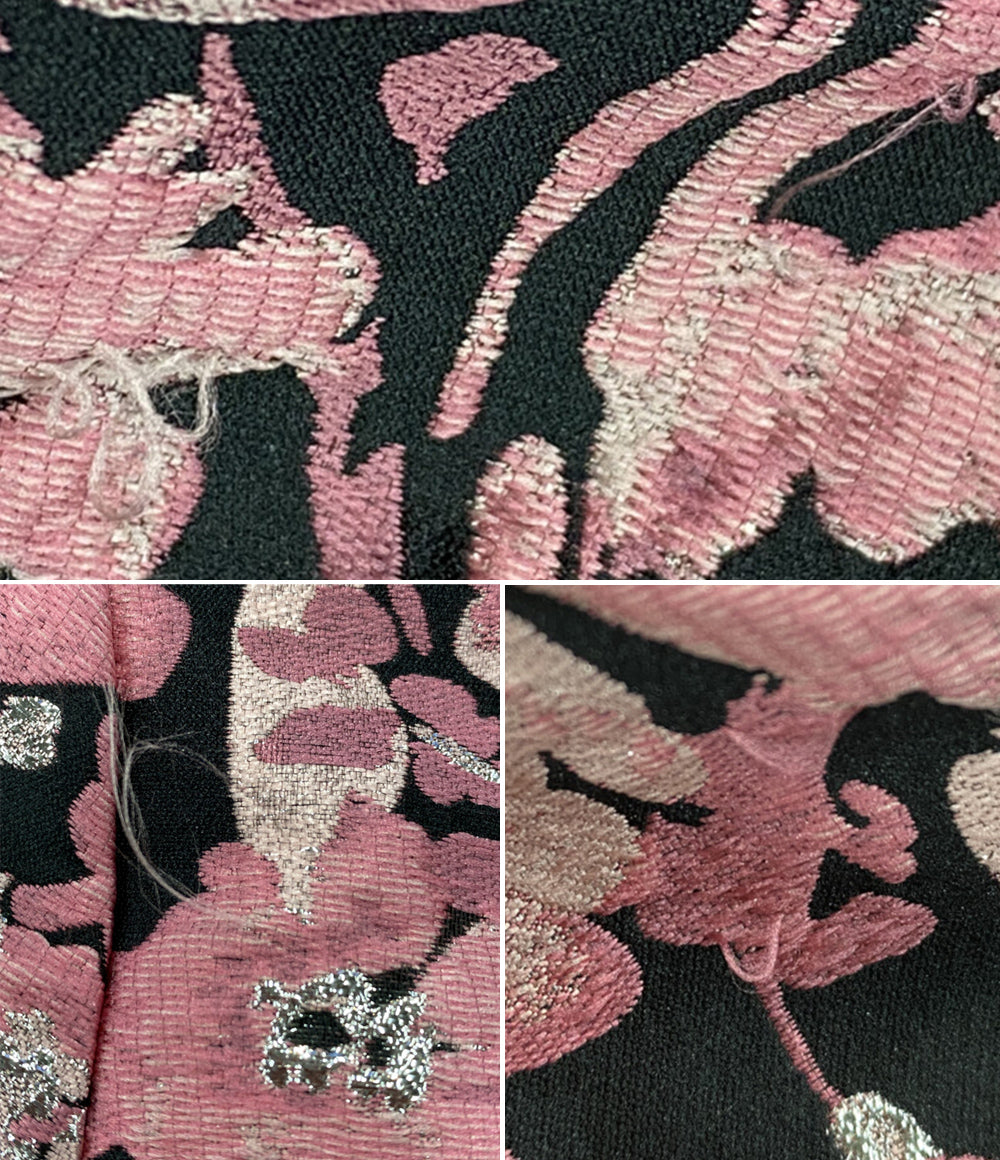 DOLCE & GABBANA 刺繍 半袖ワンピース ピンク レディース SIZE 36 ドルチェアンドガッバーナ