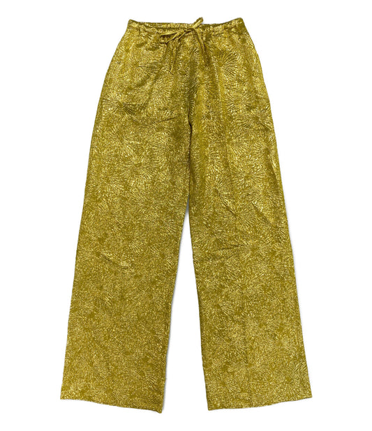 DRIES VAN NOTEN パンツ フラワー レディース SIZE 34 ドリスヴァンノッテン