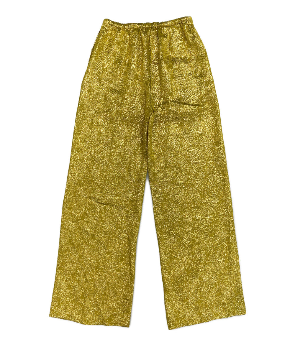DRIES VAN NOTEN パンツ フラワー レディース SIZE 34 ドリスヴァンノッテン