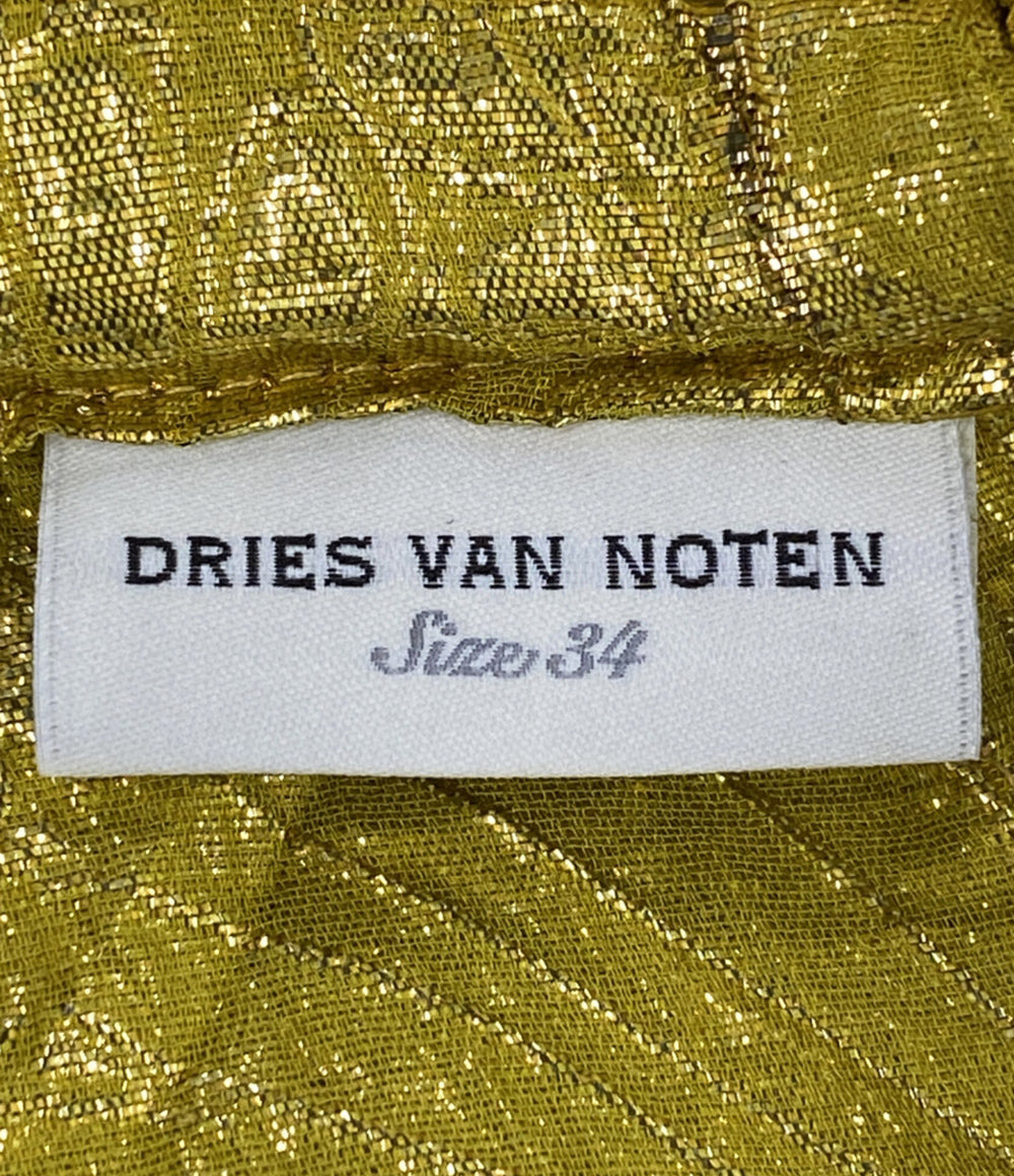 DRIES VAN NOTEN パンツ フラワー レディース SIZE 34 ドリスヴァンノッテン