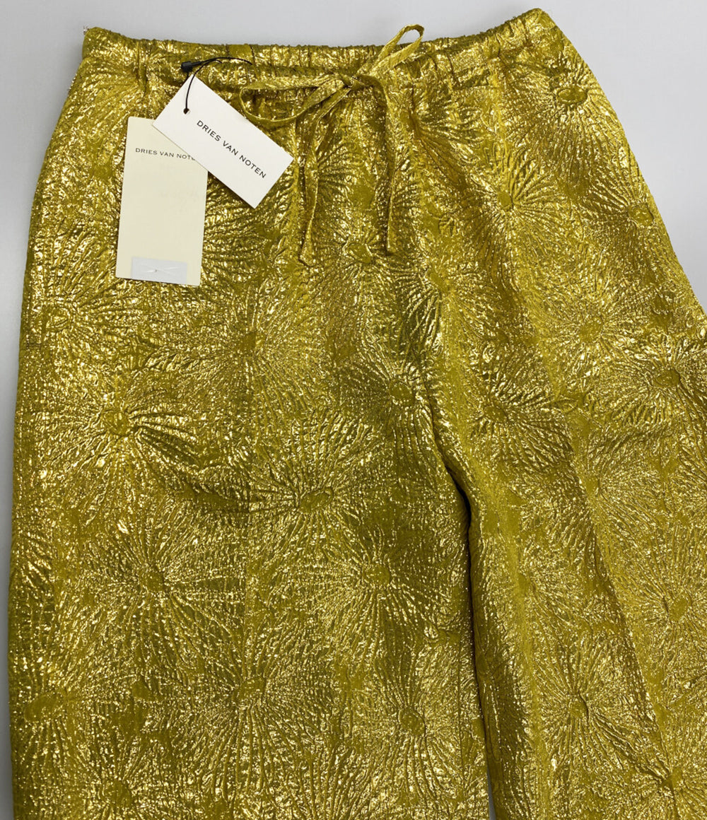 DRIES VAN NOTEN パンツ フラワー レディース SIZE 34 ドリスヴァンノッテン
