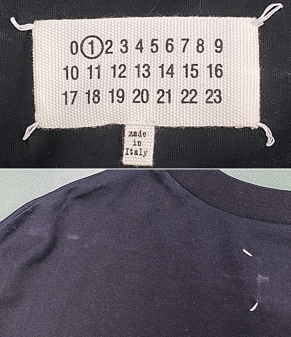 Maison Margiela カットソー ノースリーブ レース切替シャツ 19ss S51NC0523 レディース SIZE 38 メゾンマルジェラ