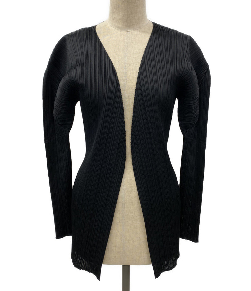 PLEATS PLEASE カーディガン PP04-J0607 ブラック レディース SIZE 3 プリーツプリーズ
