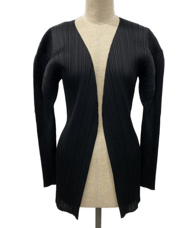 PLEATS PLEASE カーディガン PP04-J0607 ブラック レディース SIZE 3 プリーツプリーズ