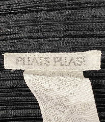 PLEATS PLEASE カーディガン PP04-J0607 ブラック レディース SIZE 3 プリーツプリーズ