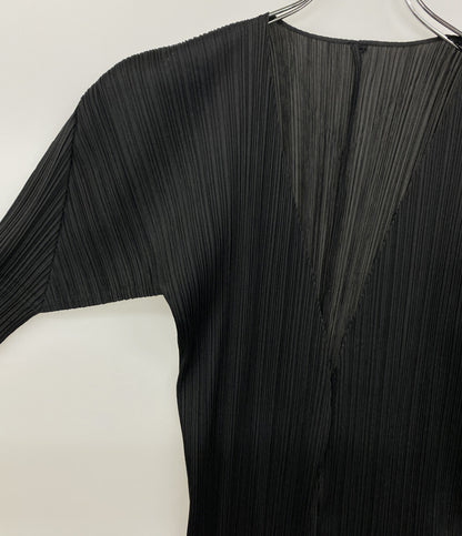 PLEATS PLEASE カーディガン PP04-J0607 ブラック レディース SIZE 3 プリーツプリーズ