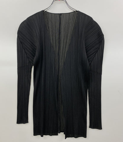 PLEATS PLEASE カーディガン PP04-J0607 ブラック レディース SIZE 3 プリーツプリーズ