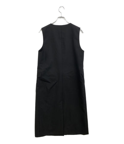 theory luxe ベスト ロングジレ ブラック 41-2202605-050-038 レディース SIZE 38 セオリーリュクス