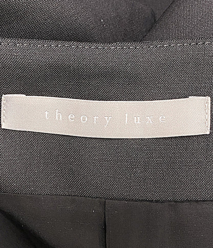 theory luxe ベスト ロングジレ ブラック 41-2202605-050-038 レディース SIZE 38 セオリーリュクス