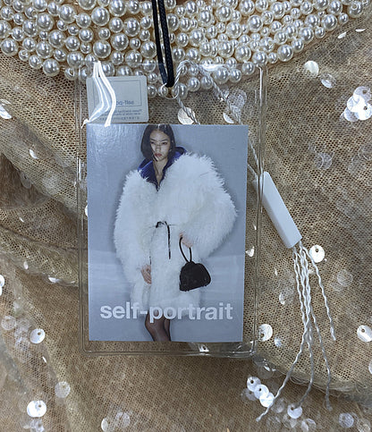 Self-Portrait ノースリーブワンピース スパンコール RS25-114M-BG レディース SIZE 2 セルフ ポートレイト