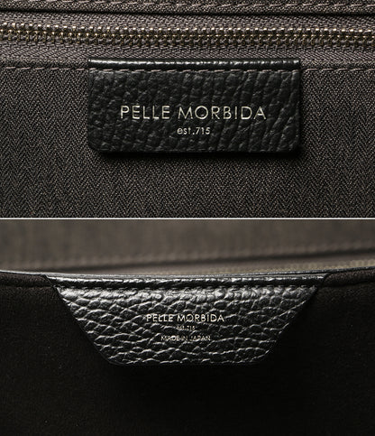 PELLE MORBIDA トートバッグ ブラック スエード メンズ ペッレモルビダ
