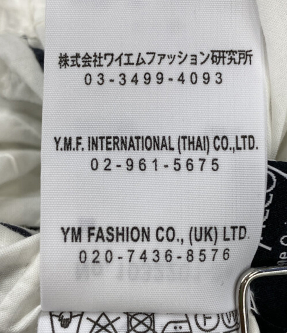 美品 YACCOMARICARD ピンタックパンツ ハイウエスト 総柄 レディース SIZE 1 ヤッコマリカルド