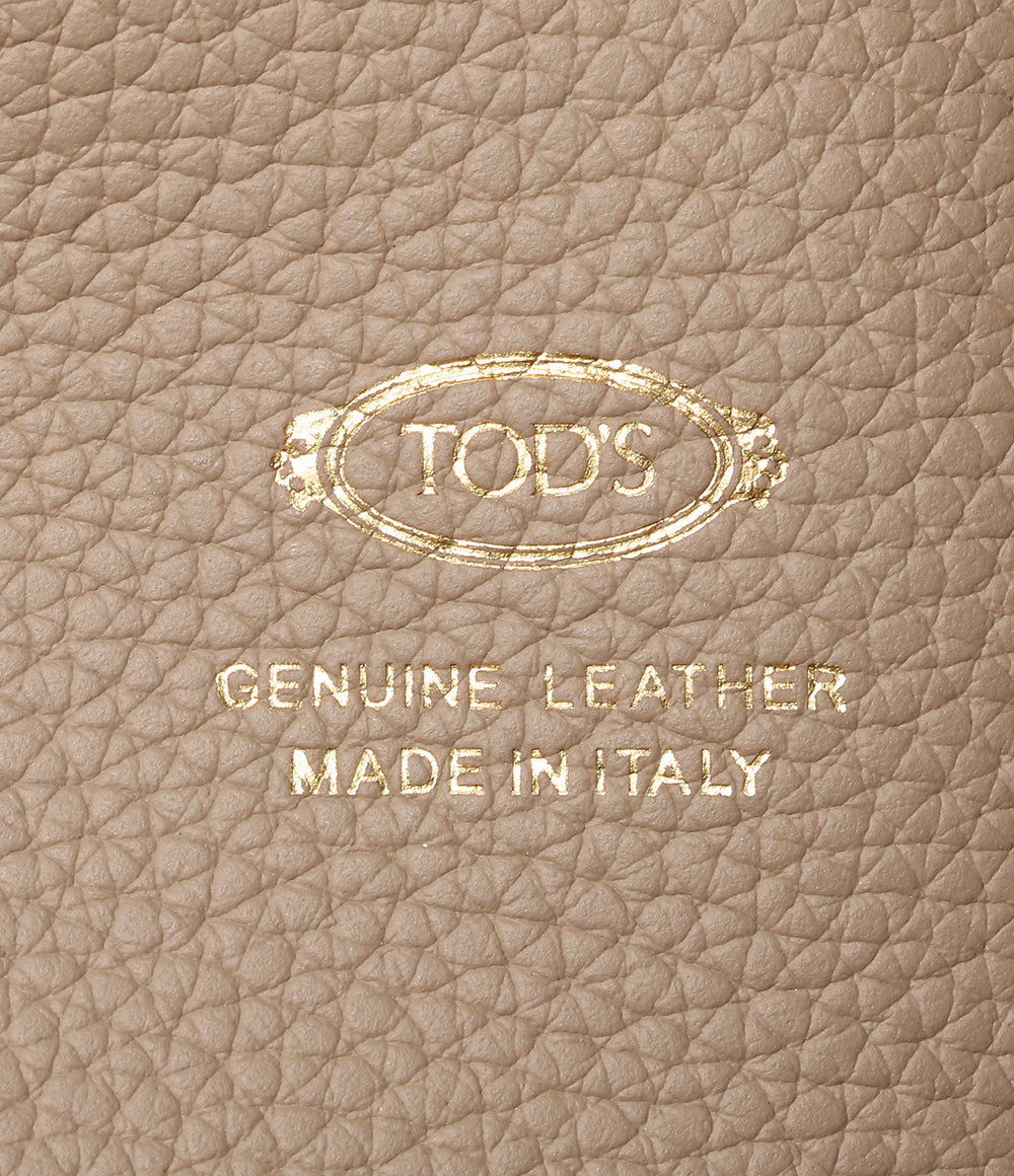 美品 TOD'S ハンドバッグ レザーショッピングバッグミニ 2WAY 26年現行品 レディース トッズ